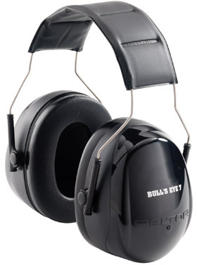 Peltor Bullseye Black Earmuffs w/Soft Cushions & Simple Height Adjustment 28 dB (97006)