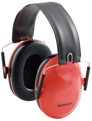 Peltor Bullseye Shotgunner Lightweight Adjustable Protector Red/Black Earmuffs w/Foam Cushions 21 dB (97013)