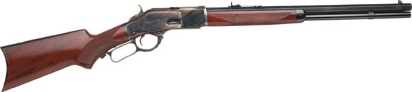 Taylors 1873 Trapper Lever Action Rifle 2012, 357 Magnum, 18 in, Walnut Stock, Case Hardened Frame