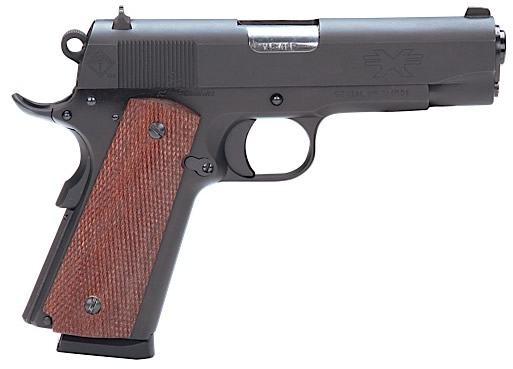 American Tactical 1911 FX Series Pistol ATIGFX45GI, 45 ACP, 4.25 in, Solid Mahogany Grip, Blue Finish, 8 Rd