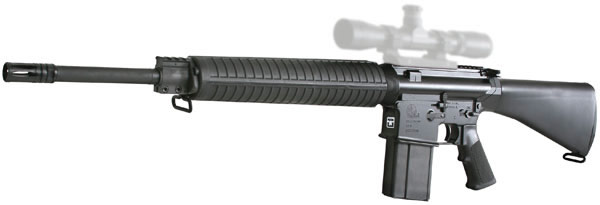 Armalite 10A4 AR10 Rifle 10A4243BF, 243 Winchester, 20 in, A2 Buttstock, Black Finish, 10 Rd