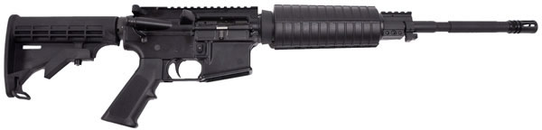 CMMG M4-LE Opt Ready AR-15 Rifle 10214, 223 Remington/5.56 Nato, 16 in, Black Synthetic Stock, Black Finish