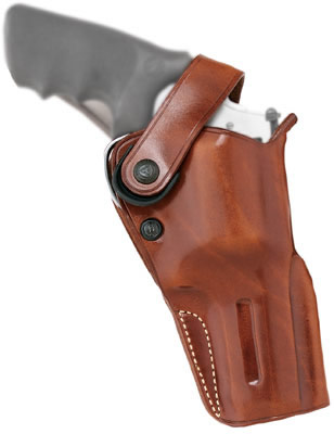 Galco Saddle Brown Leather Hip Holster Fits Taurus Judge 3 Cylinder (DAO304)