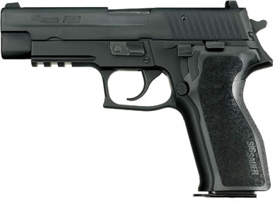 Sig P226 Pistol 226R40BCA, 40 Smith & Wesson, 4.4 in, Polymer Grip, Black Finish, Contrast Sights, 10 Rd