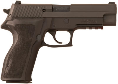 Sig P226 (CA Approved) Pistol 226R9BCA, 9mm, 4.4 in, Polymer Grip, Black Finish, Contrast Sights, 10 Rd