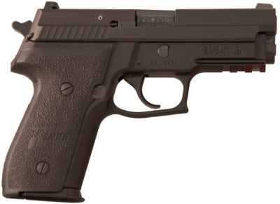 Sig P229 (CA Approved) Pistol 229R40BCA, 40 Smith & Wesson, 3.9 in, Polymer Grip, Black Finish, Contrast Sights, 10 Rd