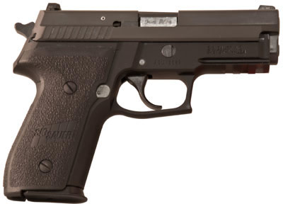 Sig P229 (CA Approved) Pistol 229R40BSSCA, 40 Smith & Wesson, 3.9 in, Polymer Grip, Black Finish, Night Sights, 10 Rd
