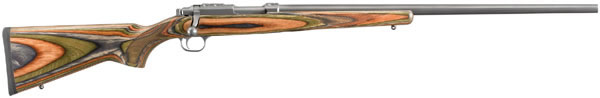 Ruger Rotary Magazine Bolt Action Rifle 7204, 22 Hornet, 24 in, Brown Laminate Stock, Target Gray Stainless Finish, 6 Rd