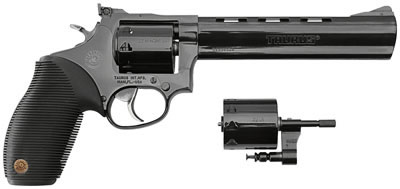 Taurus Tracker 992 Pistol 2992041, 22 Long Rifle/22 Magnum, 4 in, Ribber Grip, Blue Finish, 9 Rd