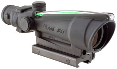 Trijicon ACOG Dual Illuminated Rifle Scope TA11FG, 3.5x, 35mm, Black, Chevron Reticle