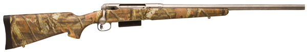 Savage 220 Slug Gun Bolt Action Shotgun 19641, 20 Gauge, 22 in, Synthetic Camo Stock, Stainless Finish
