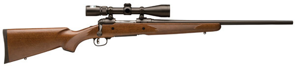 Savage 10/110 Trophy Hunter XP Rifle w/Nikon Scope 19718, 270 Winchester, 22 in, Walnut Stock, Black Finish
