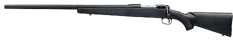 Savage 12FLV Left-Hand Varmint Rifle 17762, 204 Ruger, 26"Hvy BBL, Bolt Action, Black Syn Stock, Blue Finish, 4 Rds