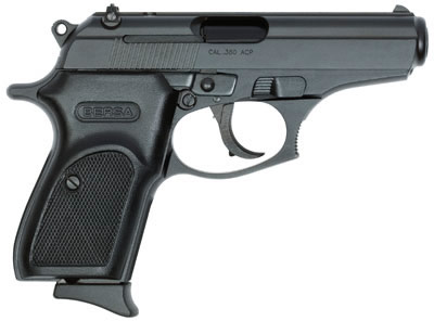 Bersa Thunder 380 Combat T380MC, 380 ACP, 3.5", Rubber Grip, Matte Black Finish, 7 Rd