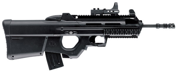 FN Herstal FS2000 CQB Rifle 3835980510, 223 Remington/5.56 NATO, 17.4 in, Black Syn Thumbhole Stock, Matte Black Finish