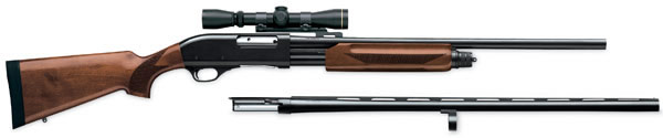 Weatherby Slug Shotgun Combo PA08UL1224PGM, 12 Gauge, 28/24 in, Wood Stock, Matte Black Finish