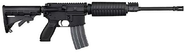 Sig M400 Semi-Auto AR-15 Rifle RM40016BCSRP, 223 Remington/5.56 NATO, 16 in, Adjustable Stock, Black Finish