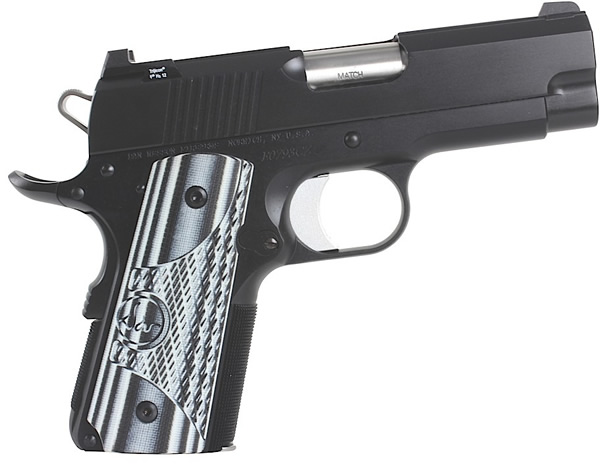 CZ-USA Dan Wesson Compact ECO Pistol 01968, 9mm, 4.3 in, G10 Grip, Black Finish, 8 Rd