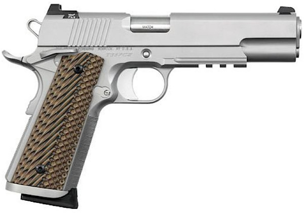 CZ-USA Dan Wesson Specialist Pistol 01993, 45 ACP, 5 in, VZ Ops II Grip, Stainless Finish, 8 Rd