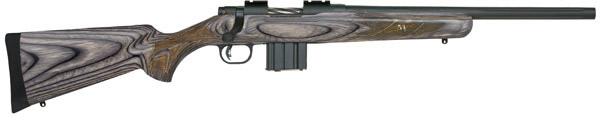 Mossberg Varmint Predator Bull Rifle 27714, 223 Remington/5.56 NATO, 18.5 in, Laminated Stock, Matte Blue Finish