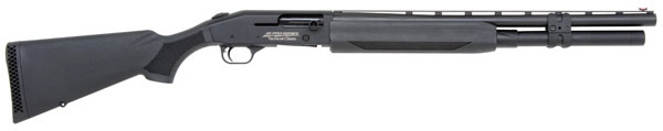 Mossberg Jerry Miculek 9-Shot Shotgun 85119, 12 Gauge, Black Synthetic Stock, Matte Blue Finish