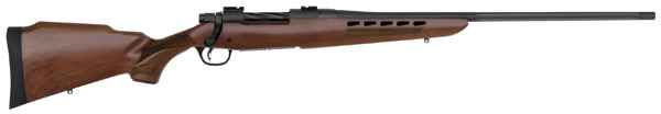 Mossberg 4X4 Rifle 27802, 308 Winchester, 24 in, Walnut Stock, Matte Blue Finish