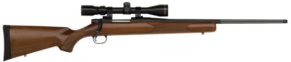 Mossberg 100 ATR Youth Rifle w/Scope 27232, 308 Winchester, 22 in, Walnut Stock, Matte Blue Finish