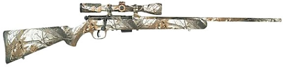 Savage 93R17 XP Rifle 96776, 17 HMR, 22 in, Snow Camo Stock, Matte Finish
