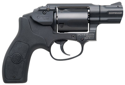 Smith & Wesson BodyGuard (MA Compliant) Revolver 103037, 38 Special, 1.9 in, Synthetic Grip, Matte Black Finish, 5 Rd