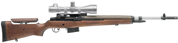 Springfield M1A M21 Tactical Rifle SA9131CA, 308 Winchester, 22", Walnut Stock, Stainless Finish, 10 Rd
