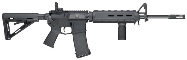Smith & Wesson MP15 MOE Mid Magpul Spec AR-15 Rifle 811053, 223 Remington/5.56 NATO, 16 in, Magpul Stock, Anodized Finish
