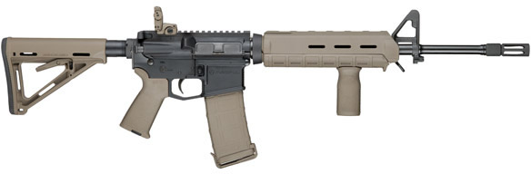 Smith & Wesson MP15 MOE Mid Magpul AR-15 Rifle 811054, 223 Remington/5.56 NATO, 16 in, Magpul Stock, Dark Earth Finish