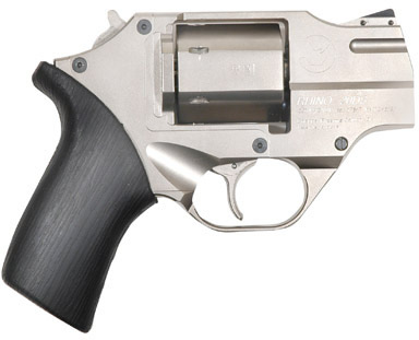 Chiappa Rhino 20DS Revolver 340079, 357 Magnum, 2", Wood Grips, Nickel Finish, Adjustable Sights, 6 Rd