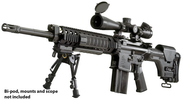 Armalite AR-10 Super S.A.S.S Semi-Auto Rifle A10SBF, 7.62mmX51mm, 20", Magpul Stock, Black Finish
