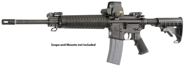 Armalite M-15A4 Post Ban AR-15 Rifle 15A4CB2, 223 Remington, Collapsible Stock, Black Finish