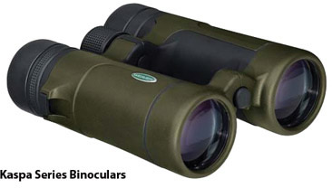 Weaver Kaspa Binoculars 849825, 8x, 42mm, Roof Prism, Black/Green