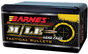 Barnes TAC-X .308 Caliber 110 Grain Tactical Boattail Rifle X Bullet 50/Box (30851), Not Loaded