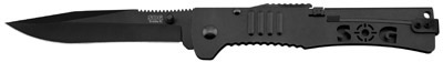 SOG Slim Jim XL Black Clip Point Folding Knife w/Straight Edge (SJ52)