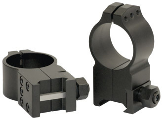 Warne 30mm AR Flat Top Ultra High Black Rings (A617M)