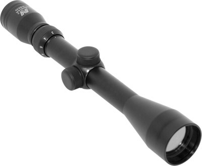NcStar Shooter Rifle Scope SFB3940R, 3-9x, 40mm, Matte Black, Plex Reticle
