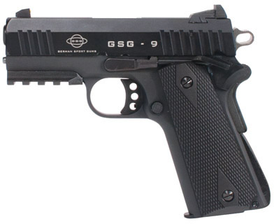 American Tactical GSG-9 Pistol G2210GSG9, 22 Long Rifle, 3.4 in, Grip, Stainless Finish, 10 Rd