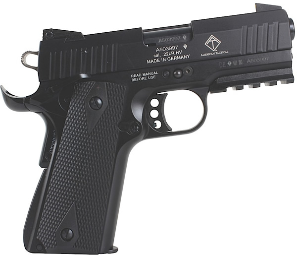 American Tactical GSG-9 Pistol G2210GSG9SF, 22 Long Rifle, 3.4 in, Grip, Stainless Finish, 10 Rd