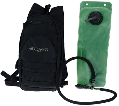 Drago Hydration Pack 6-Point Cushioning System, Black (11301BL)