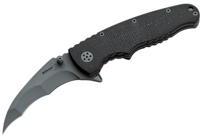 Boker Plus Baby Bat Hawkbill Blade Folding Knife (01BO431)