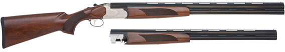 Mossberg International Silver Reserve Combo Shotgun 75442, 12 & 20 Gauge, 26"/28", Synthetic Stock, Blued/Silver Finish