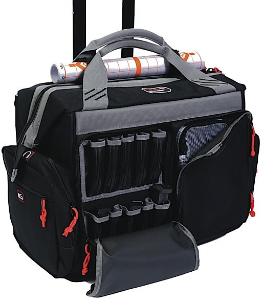 G-Outdoors Rolling Range Bag Canvas Smooth Black (2215RB)
