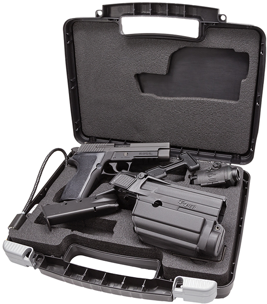 Sig P226 TacPac-L Pistol E26R9BSSTACP, 9mm, 4.4 in, Black Grip, Black Finish, Siglite Sights, 15 Rd