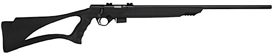 Mossberg Bolt Action Rifle 38178, 17 HMR, 21 in, Black Sure Grip Stock, Blued Finish