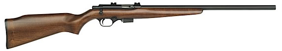 Mossberg Bolt Action Varmint Rifle 38184, 17 HMR, 21 in, Wood Stock, Blued Finish