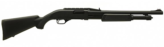 FN Herstal Pump Shotgun 17800, 12 Gauge, 18 in, 3" Chmbr, Synthetic Stock, Anodized Black Finish